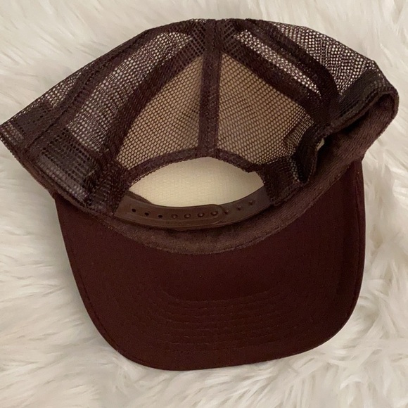 John Wayne vintage trucker brown snap back hat - Picture 3 of 5